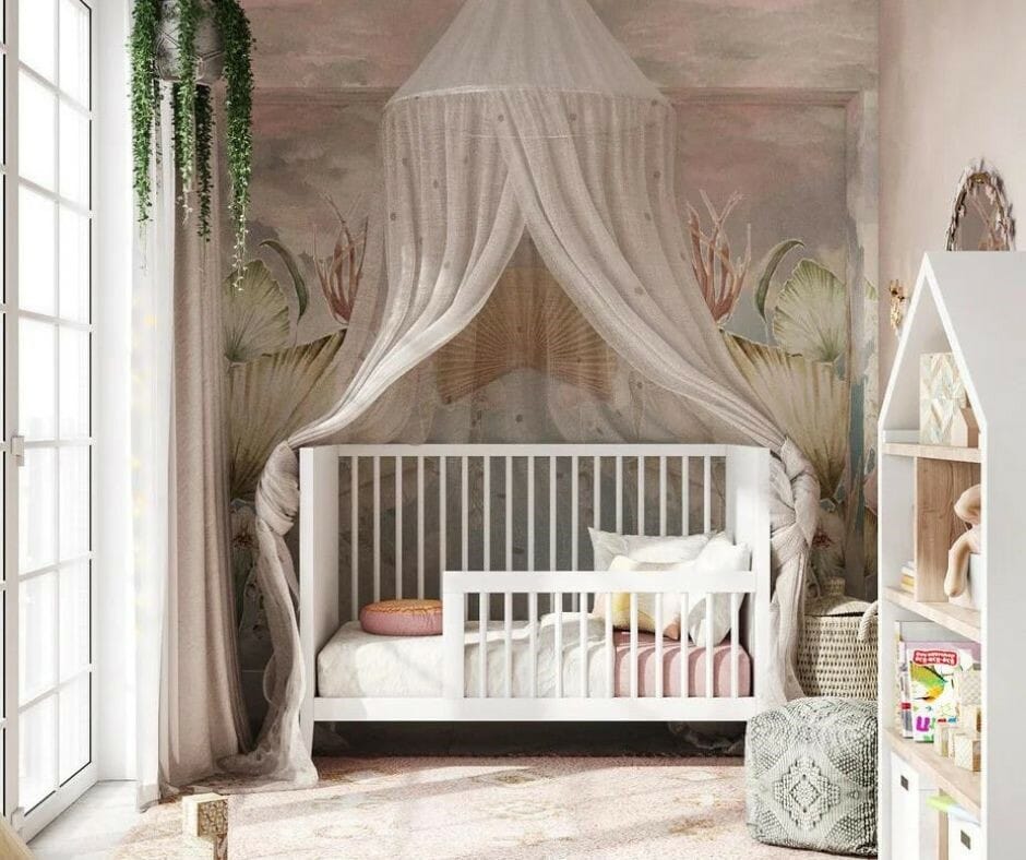 Whimsical toddler room interior design