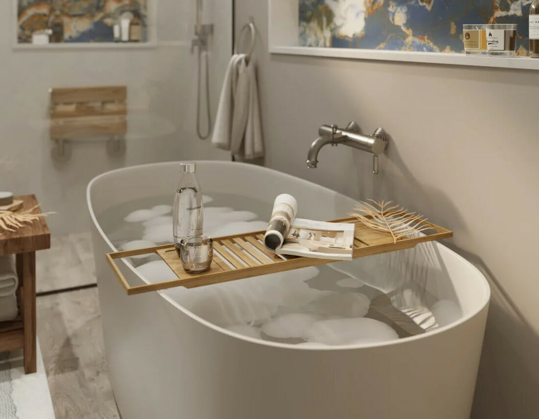 Zen bathroom ideas by Decorilla