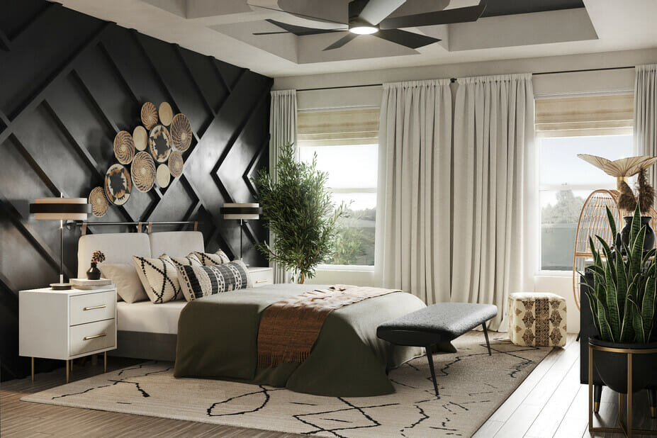 Boho modern bedroom - Casey H