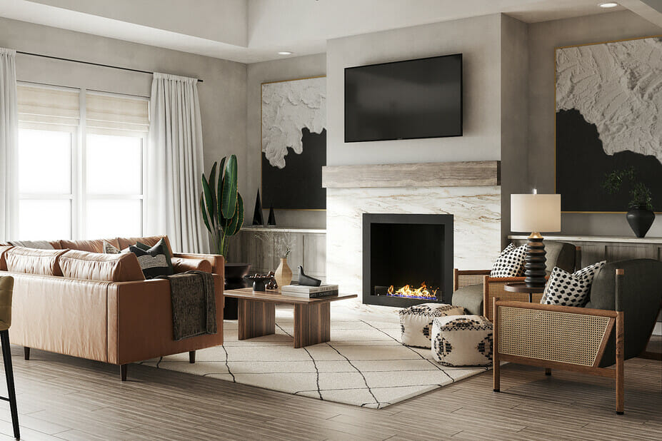 Boho style living room - Casey H