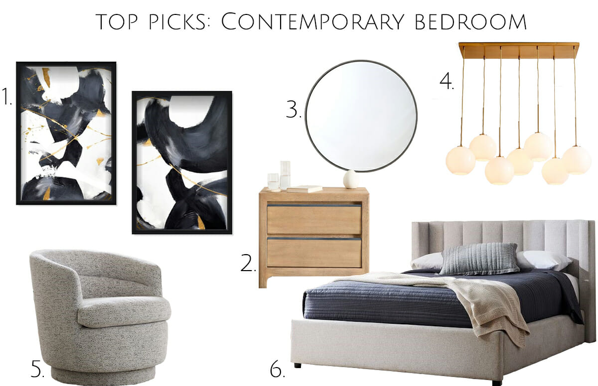 Contemporary bedroom design ideas