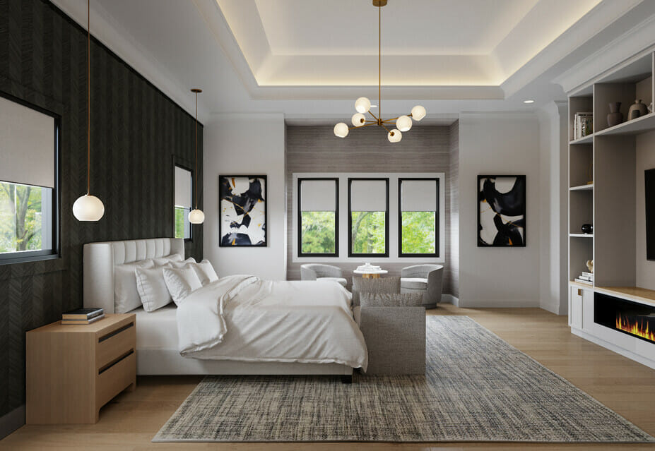 Contemporary primary bedroom design style - Maya M