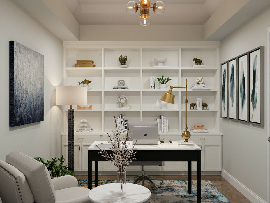 Furnishing a condo office - Liana S