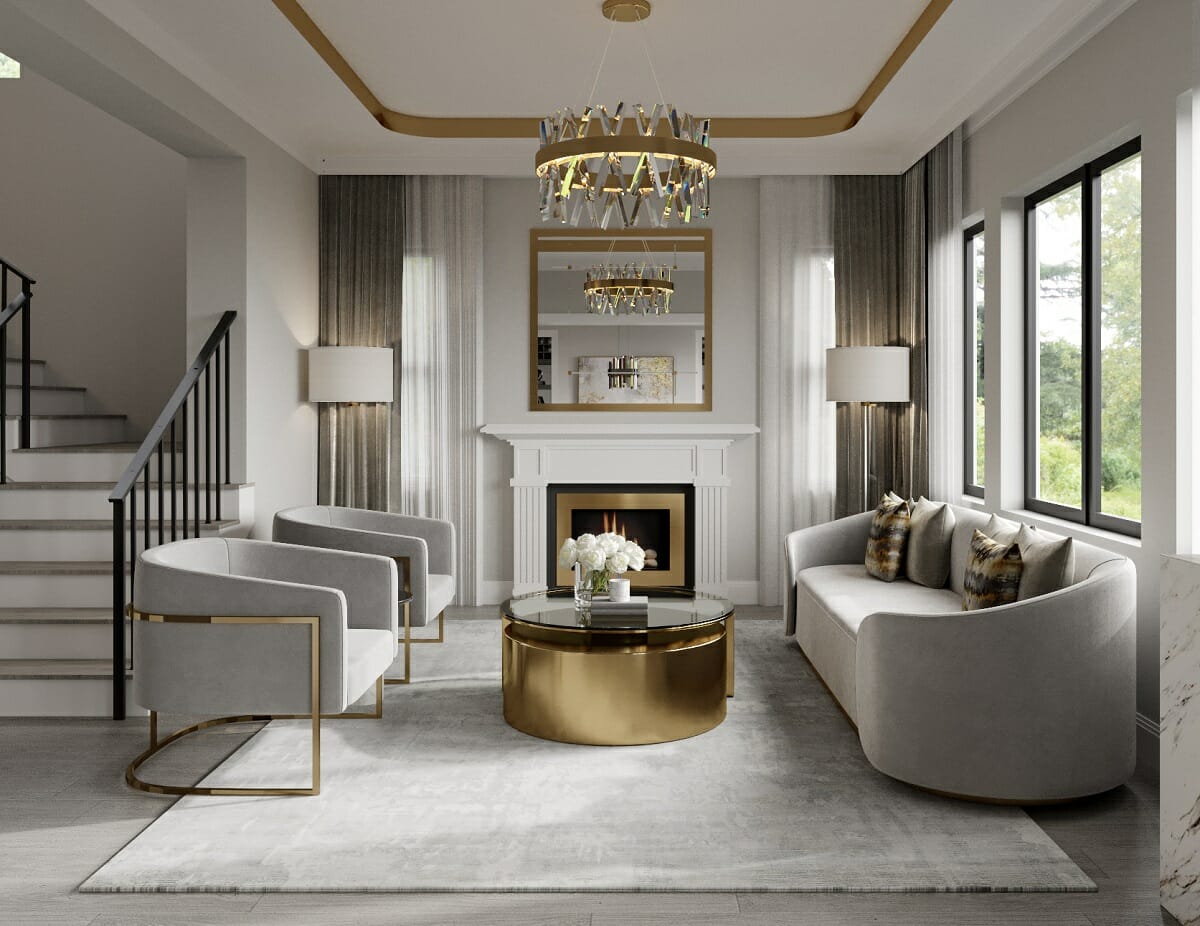 Glam style living room - Selma A