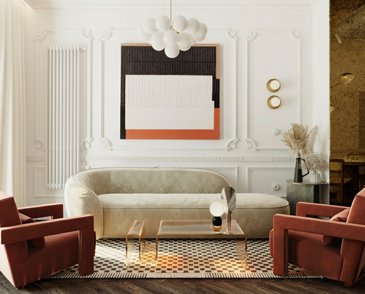 Glamorous house decor in a lounge - Kristina B