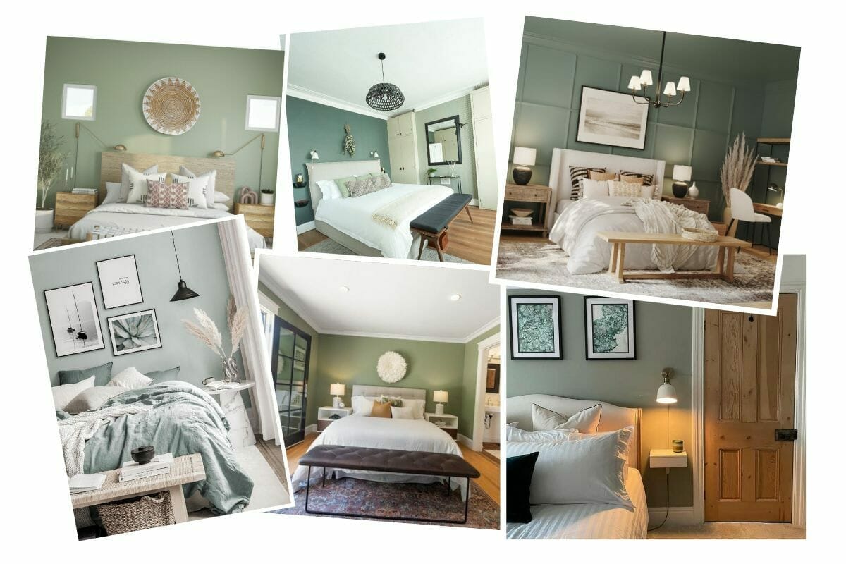 Green-bedroom decor ideas-inspiration-board