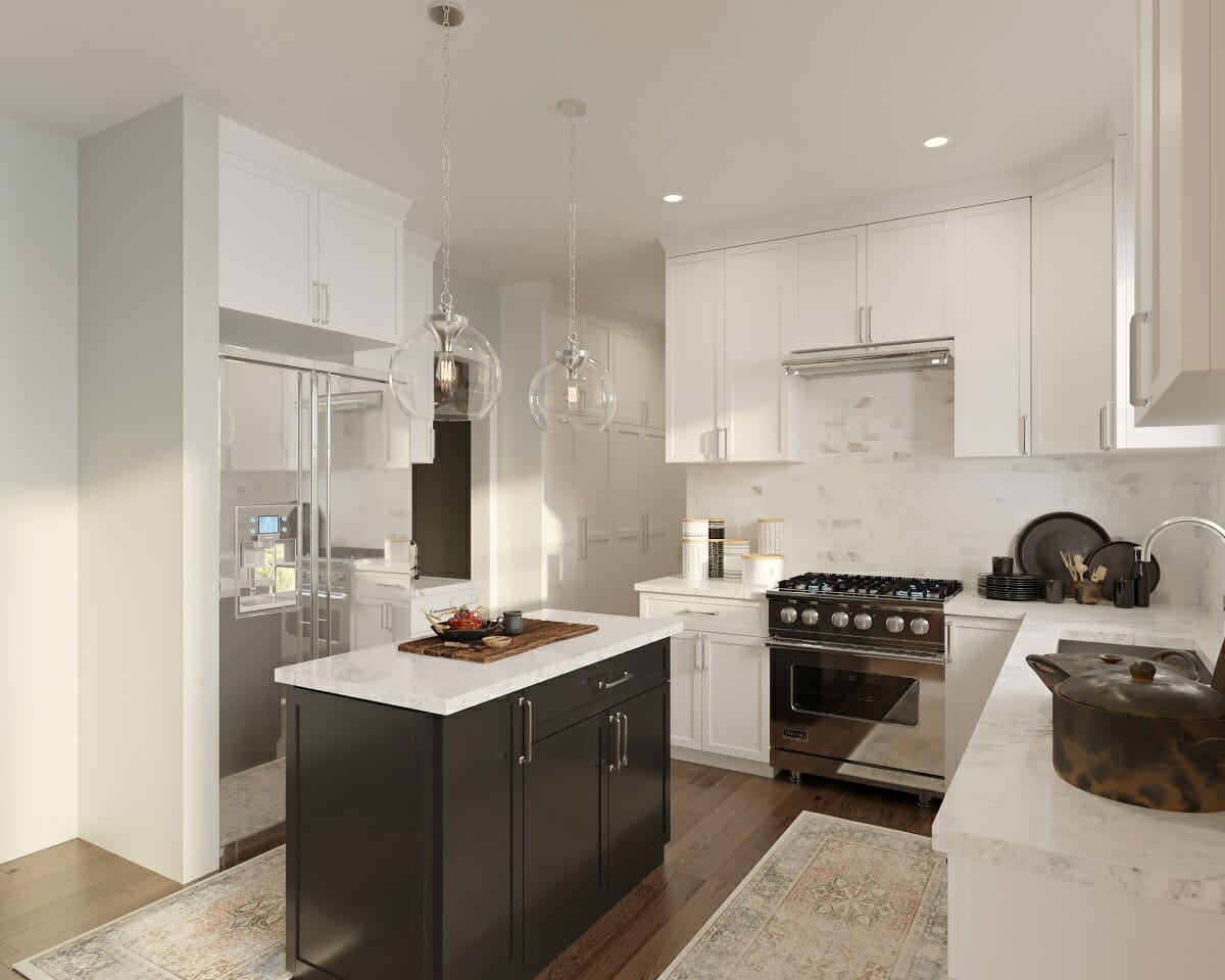 Kitchen by online interior designer - Theresa Gillan