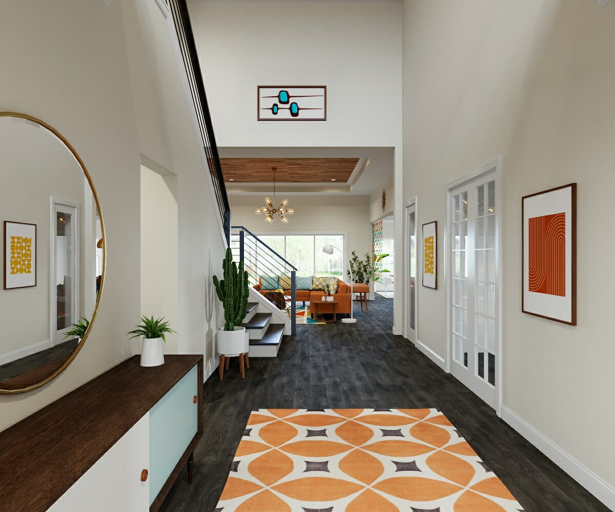 Mid-century modern interior design - Casey H