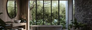 Organic bathroom designs and trends 2023