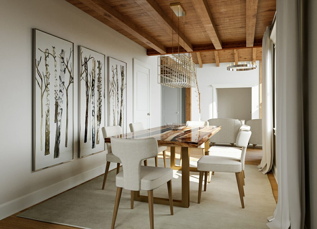 Rustic dining room interior - Selma A