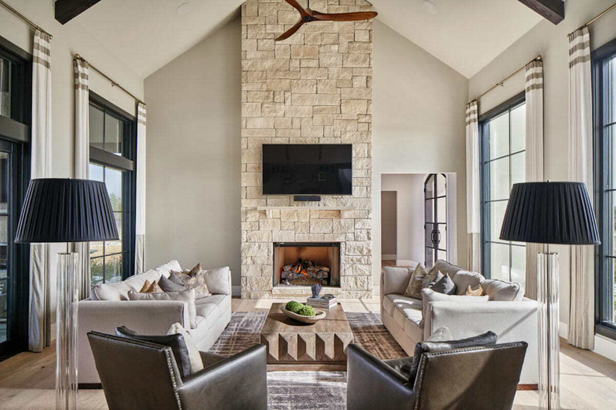 Rustic transitional style - Keith Wing Custom Builders