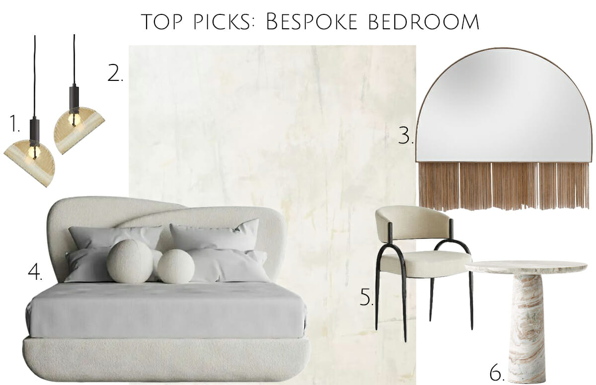 Top bespoke bedroom furniture picks for a master bedroom with a seating area