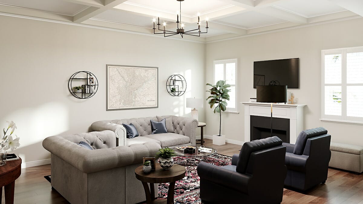 Virtual living room design - Theresa Gillan