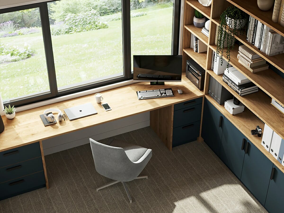 Esthétique de bureau à domicile lumineuse par Drew F