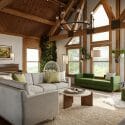 Cabin by online interior designer Wanda Pfeiffer