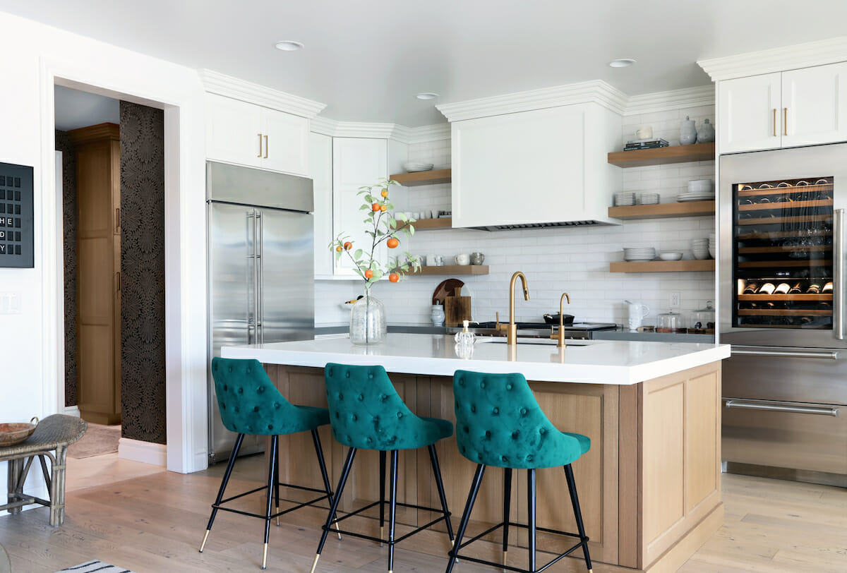 Classy transitional kitchen by top Decorilla Reno interior designers