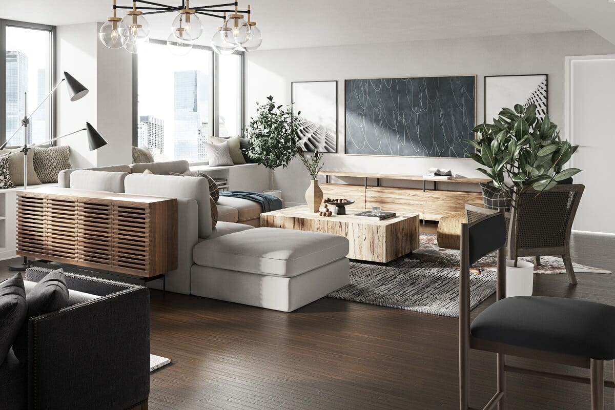 Coastal living room design by Casey H - Decorilla vs roomLift reviews