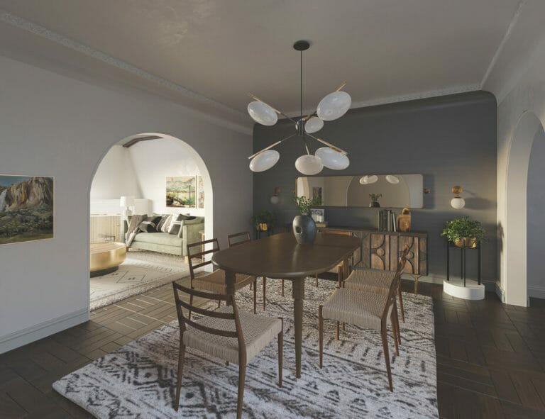 Before & After: Eclectic Design Style Family Home - Decorilla Online ...