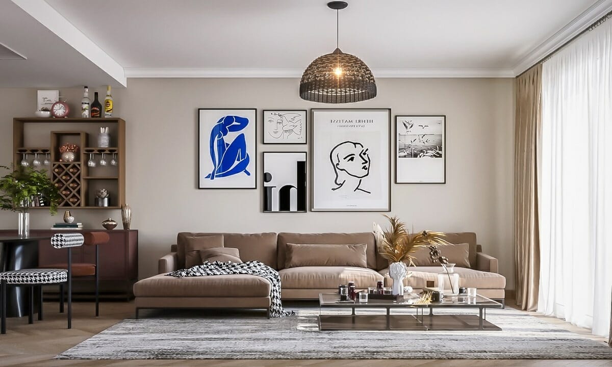 Living room by Decorilla - Decorilla vs roomLift