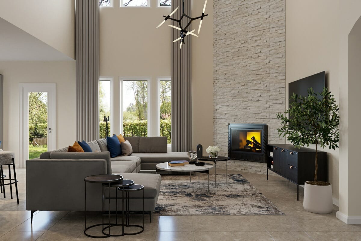 Lounge by online interior designer Dragana Vucic