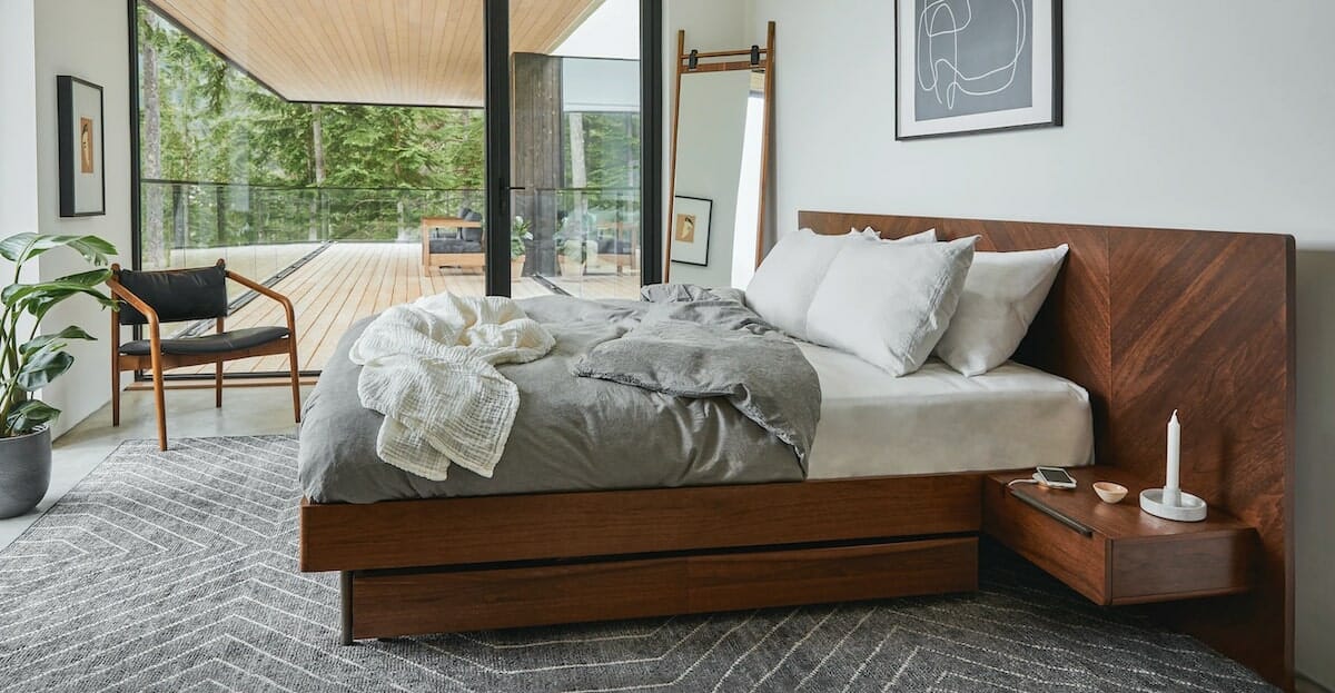 Before After Refined Minimal Bedroom Design Decorilla Online