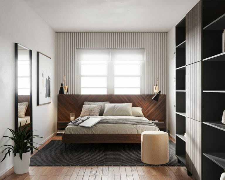 Before & After: Refined Minimal Bedroom Design - Decorilla Online ...