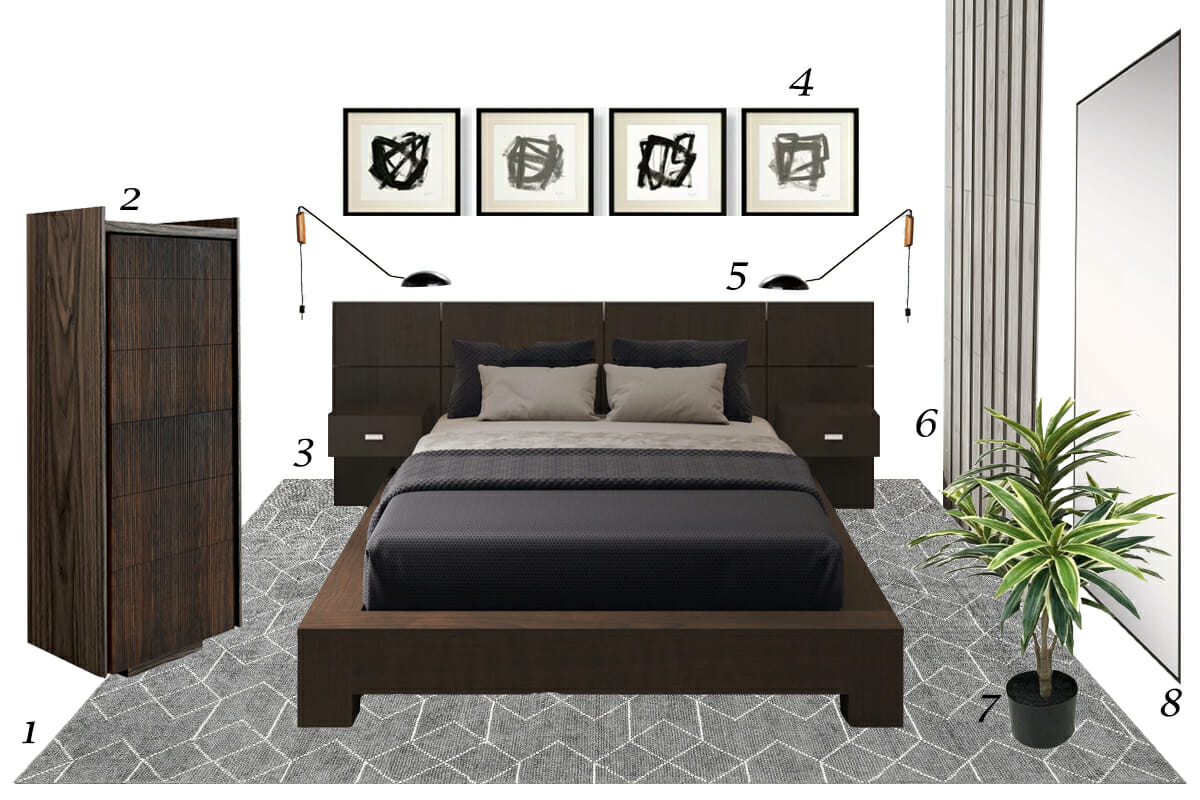 Minimalist bedroom furniture top picks by Decorilla