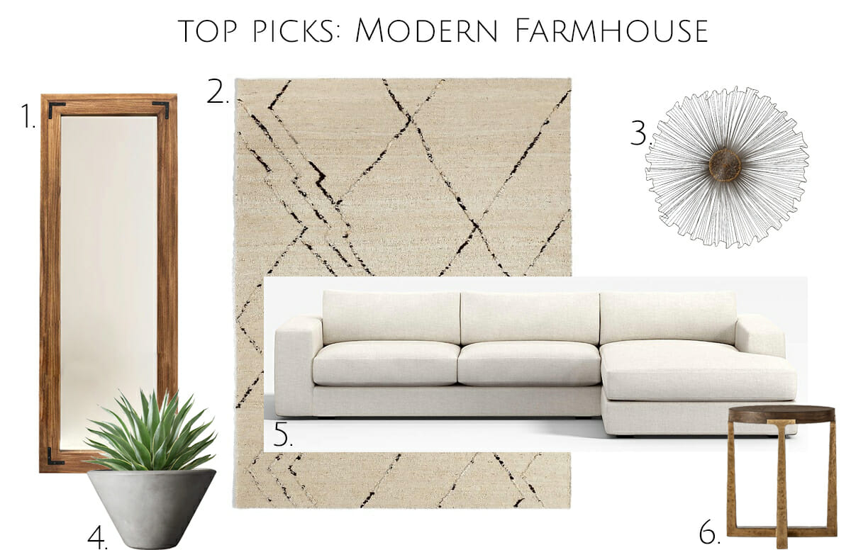 Modern farmhouse style top picks