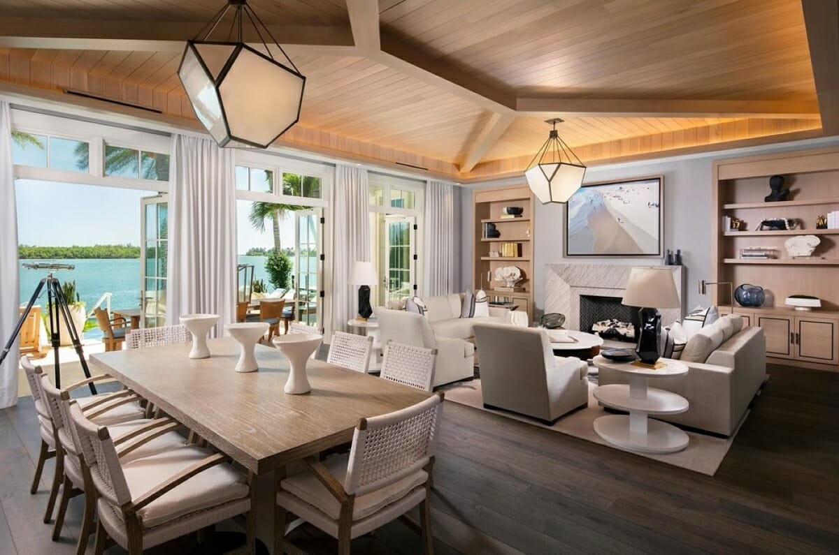 Open concept space by Jillian Zavarella, one of the top Decorilla Cleveland interior designers