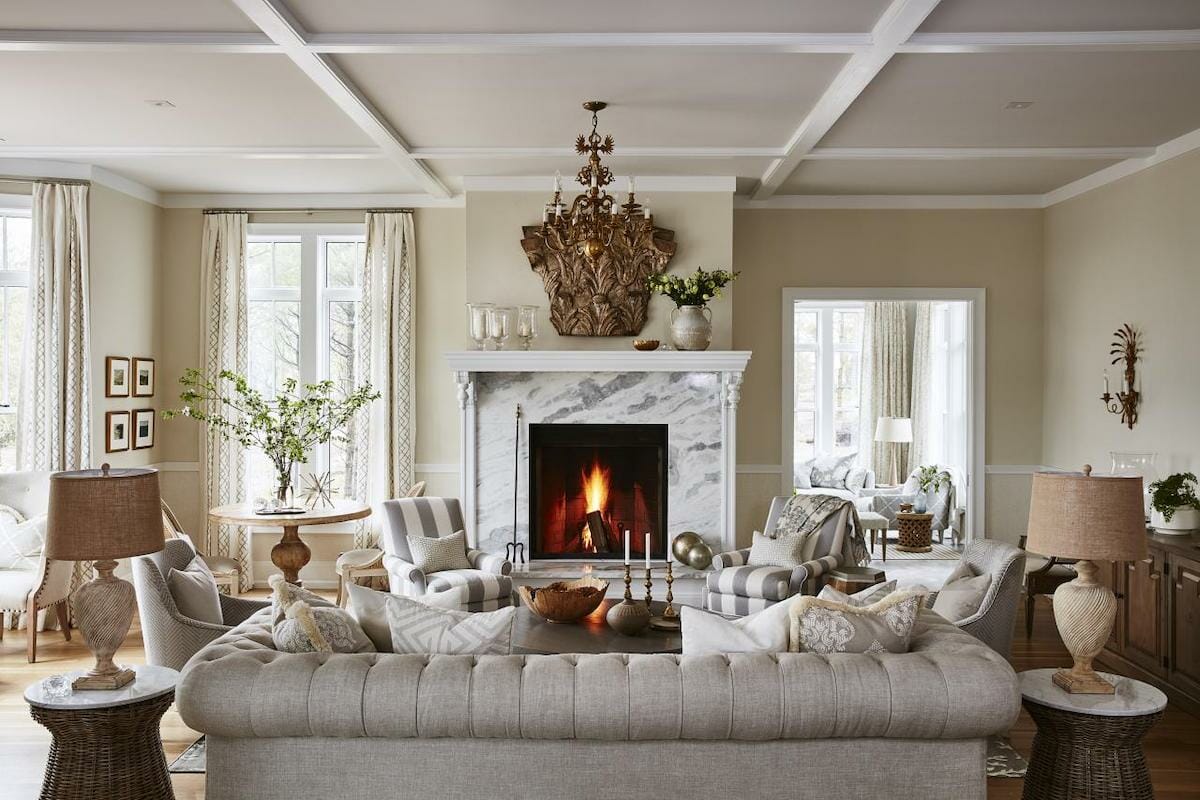 Traditional style living room - hgtv