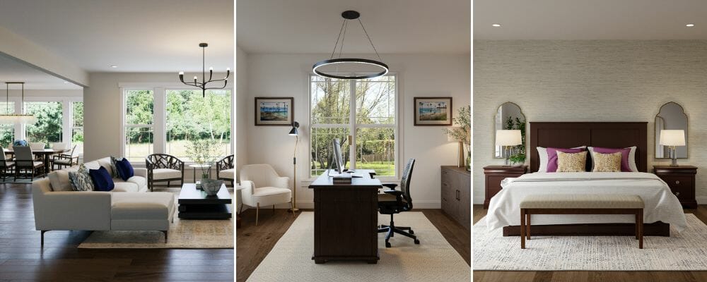 Transitional home interior design - Ibrahim H