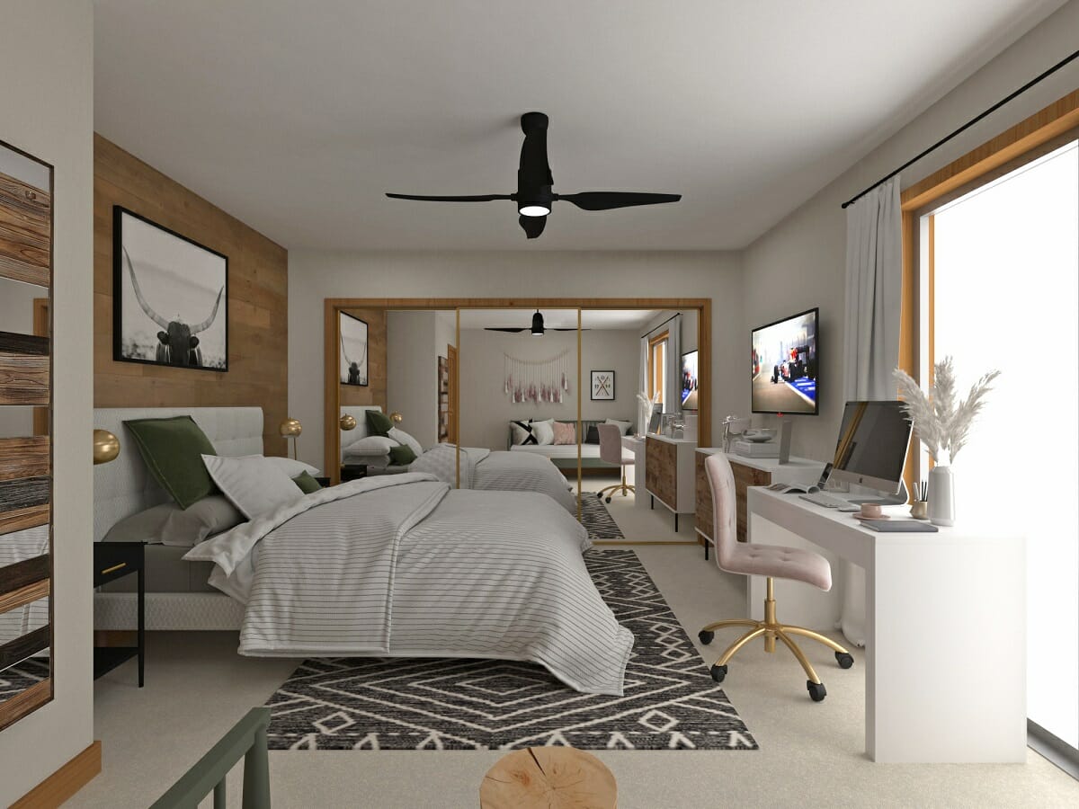 Virtual interior bedroom design by Dragana Vucic