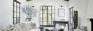 White living room for the Decorilla vs roomLift comparison - Homes and Gardens