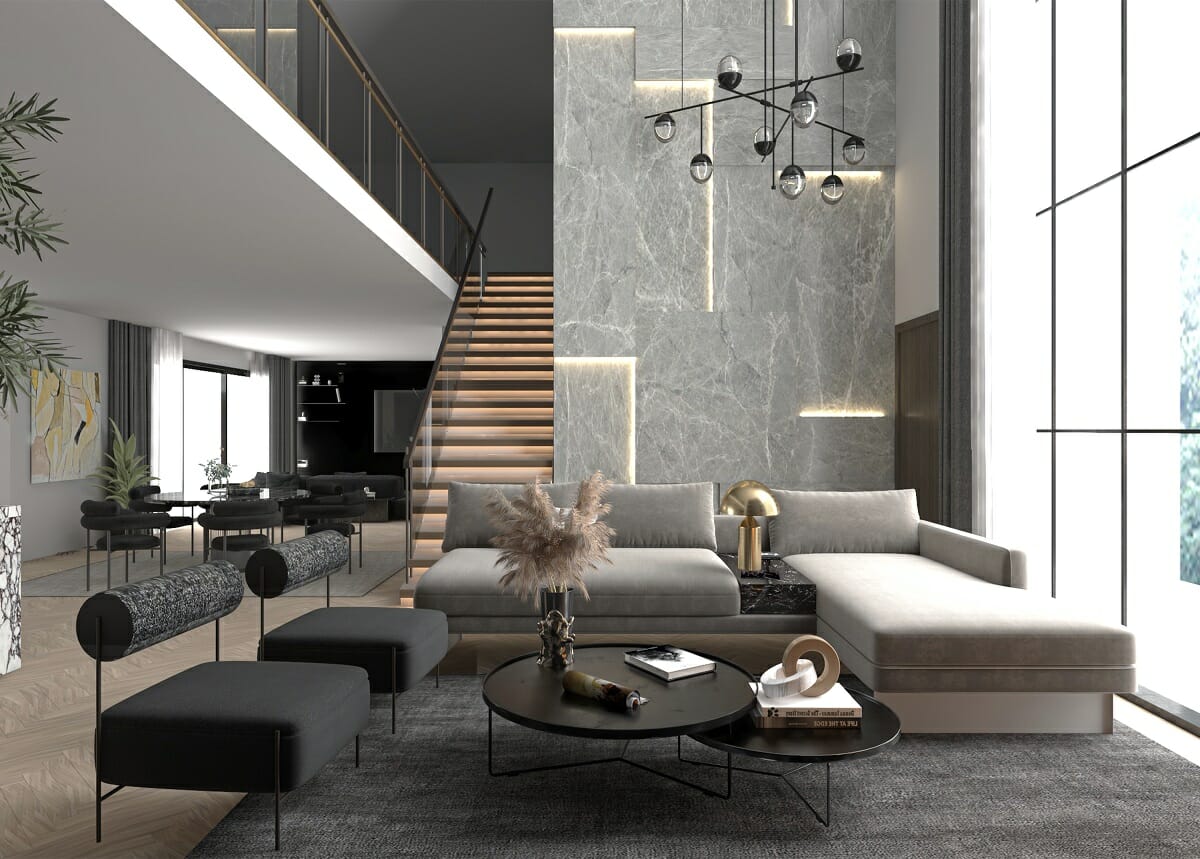 3D interior visualization by Sahar M