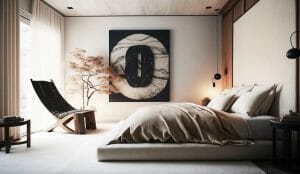 Bedroom Feng Shui with a positive energy placement