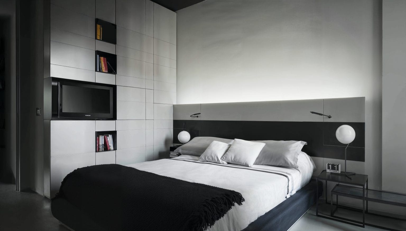 Before & After: Upscale Men's Bedroom Design - Decorilla Online ...