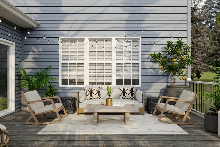 Decorating a small porch - Liana S