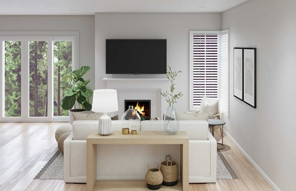 Design living room virtual result - Havenly