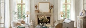 French Country living room interior design style - Veranda