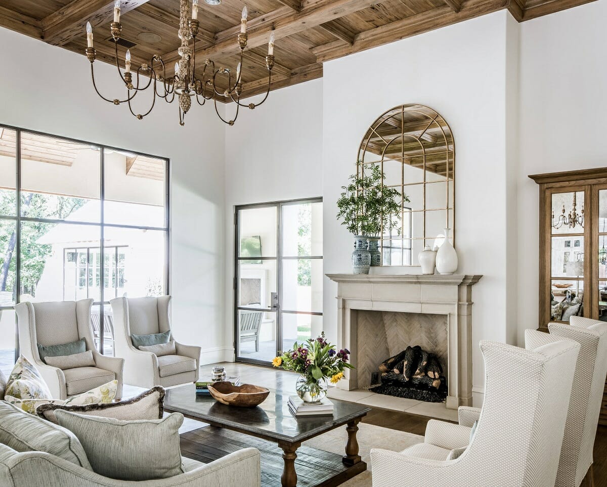 French Country style living room - Houzz