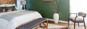 Green bedroom design theme - My Domaine