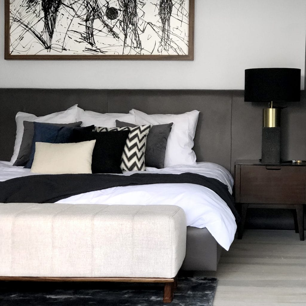 Men's bedroom design ideas by Decorilla designer, Arlen A.