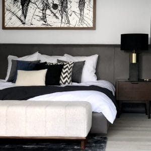 Before & After: Upscale Men's Bedroom Design - Decorilla Online ...