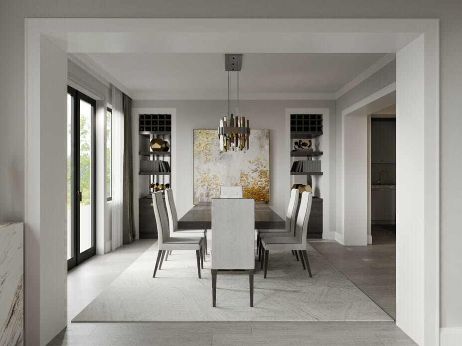 Modern glam dining room - Selma A