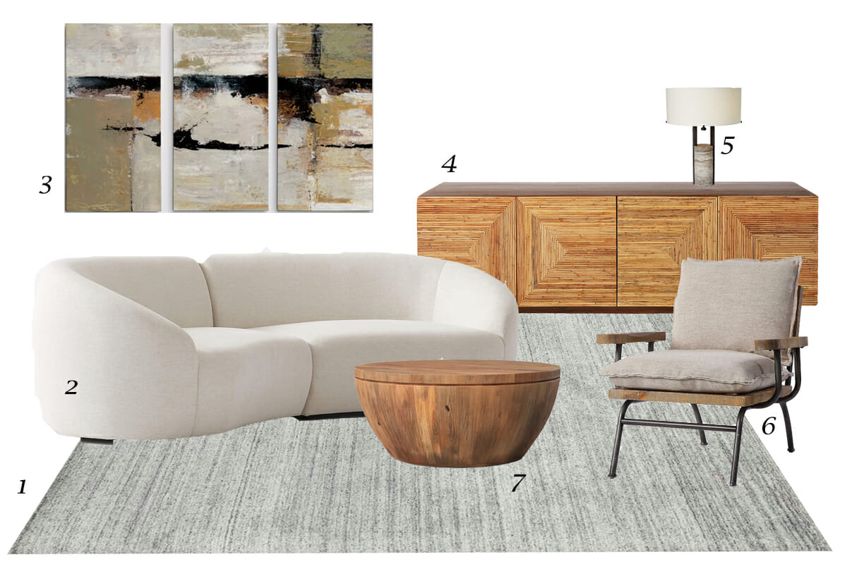 Modern rustic living room ideas top picks by Decorilla
