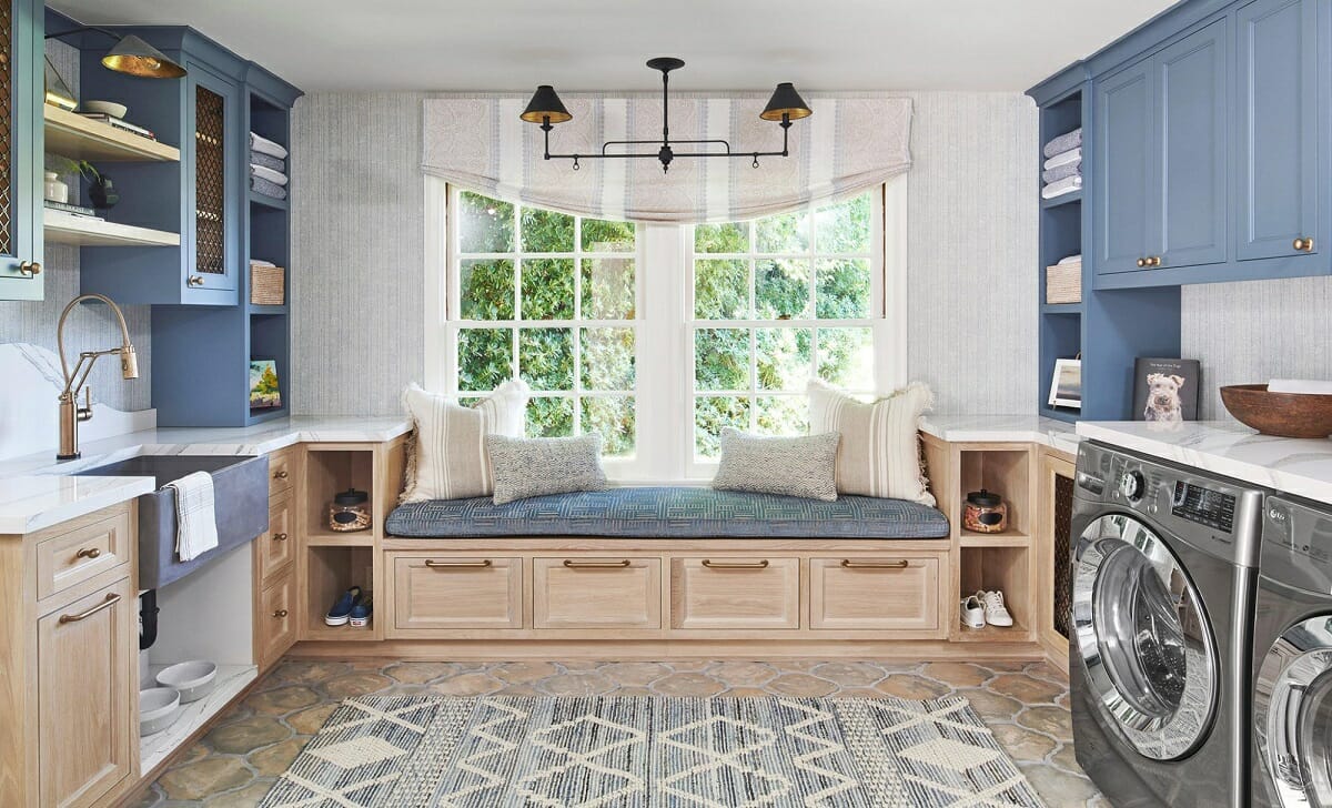 Mudroom laundry room combo - BHG