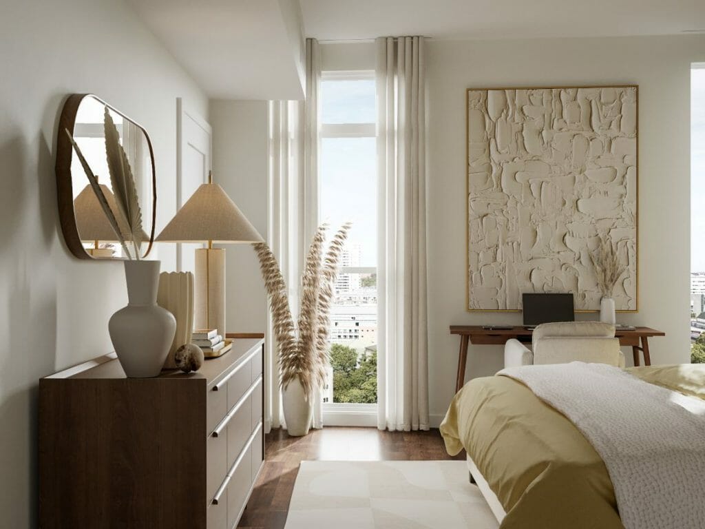 Before & After: Relaxing Neutral Master Bedroom - Decorilla Online ...