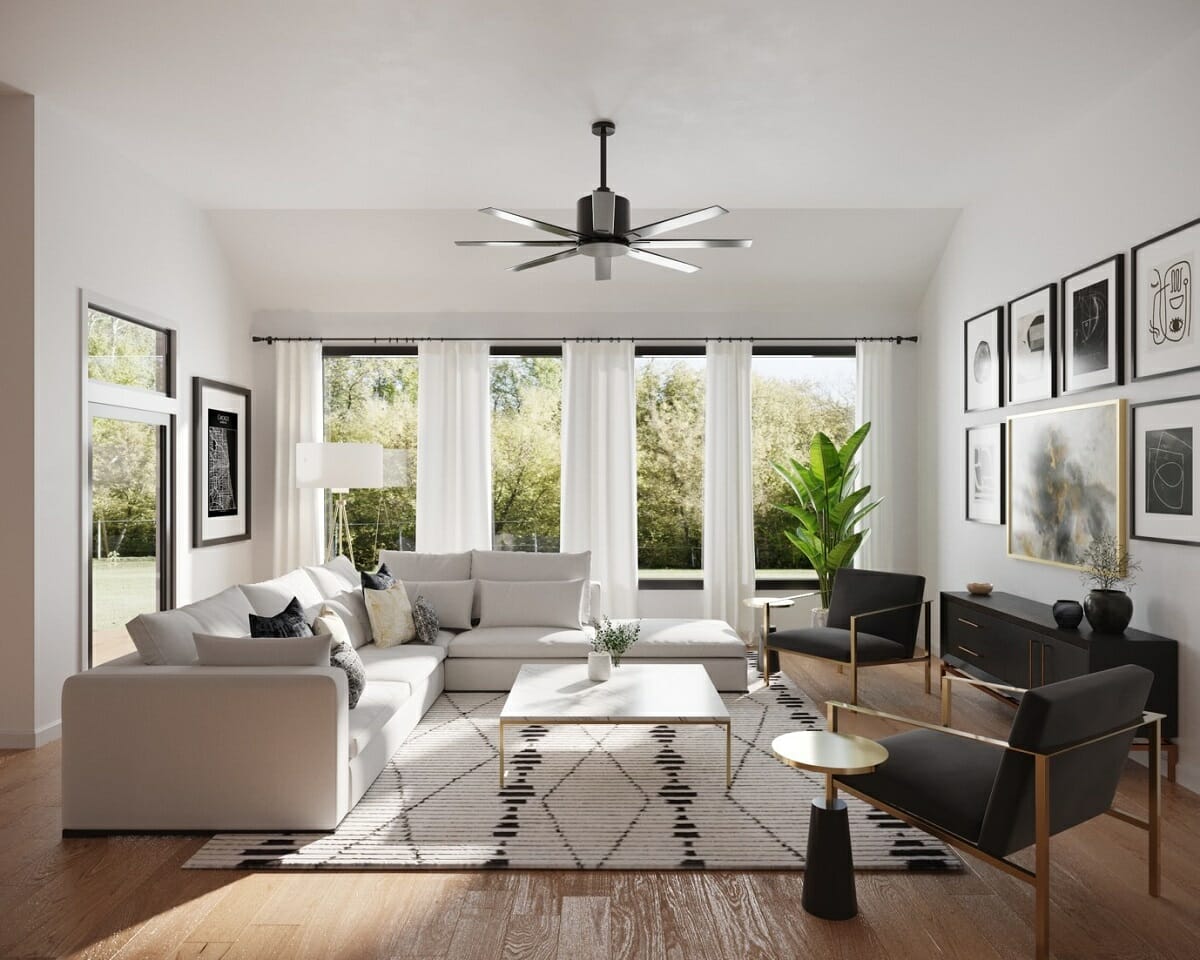 Online living room design - Drew F