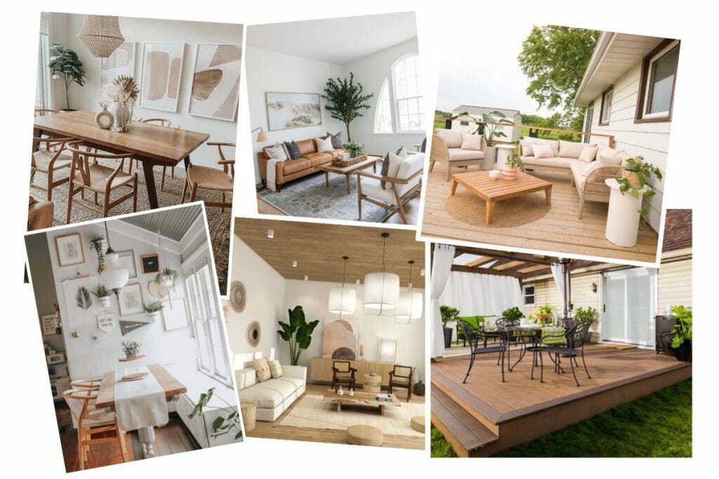 Before & After: Scandi Living Room, Dining Room + Patio