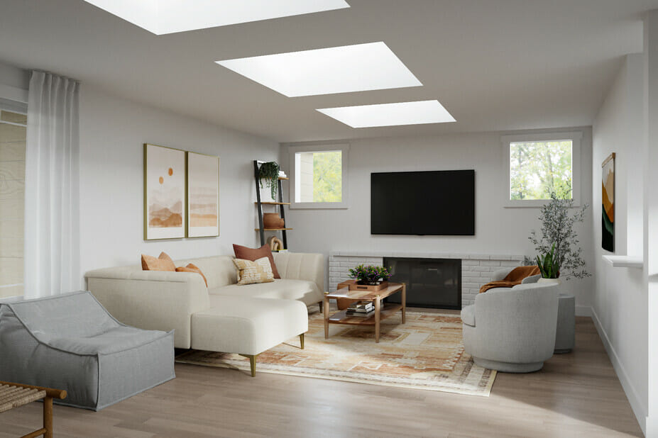 Scandi living room design - Sonia C